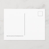 Northern Hemisphere Finding Polaris Postkarte (Rückseite)