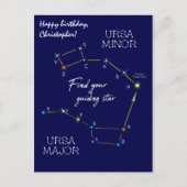 Northern Hemisphere Finding Polaris Postkarte (Vorderseite)