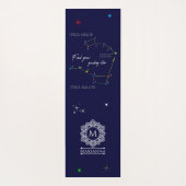 Northern Hemisphere Finding Polaris Yogamatte (Rückseite)