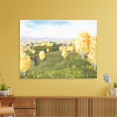 Northern Hills of Aspen: Canvas Print Standard Leinwanddruck (Insitu (Wohnzimmer))
