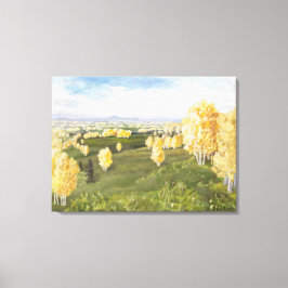 Northern Hills of Aspen: Canvas Print unbeschnitte Leinwanddruck