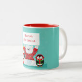 Northern Holiday Crews Zweifarbige Tasse (VorderseiteRechts)