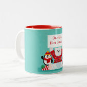 Northern Holiday Crews Zweifarbige Tasse (Vorderseite Links)