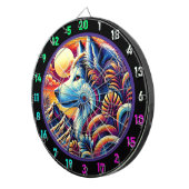 Northern Husky Peaks Wall Akzent Dartscheibe (Vorderseite rechts)