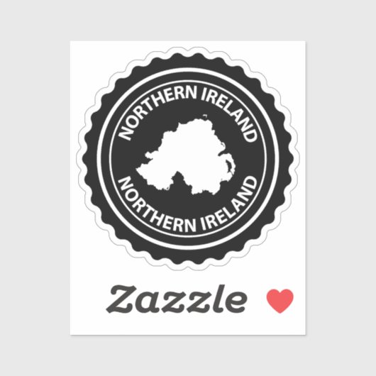 Northern Ireland Aufkleber (Blatt)