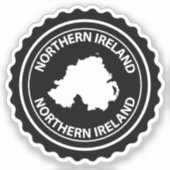 Northern Ireland Aufkleber (Vorderseite)