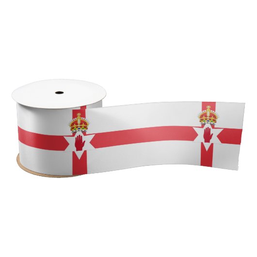 Northern Ireland flag Ribbon Satinband (Spule)