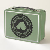 Northern Ireland Metall Brotdose (Rückseite)