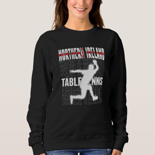 Northern Ireland Table Tennis Northern Irish Ping Sweatshirt (Vorderseite)