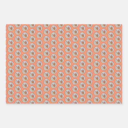 Northern Kardinal Flying - Original Fotografie Geschenkpapier Set (Vorderseite 2)