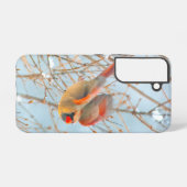 Northern Kardinal Flying - Original Fotografie Samsung Galaxy Hülle (Rückseite (Horizontal))