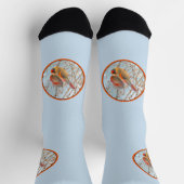 Northern Kardinal Flying - Original Fotografie Socken (Oben)