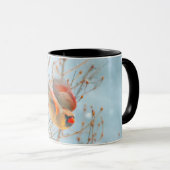 Northern Kardinal Flying - Original Fotografie Tasse (VorderseiteRechts)
