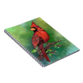 Northern Kardinal Notebook Notizblock (Rechte Seite)
