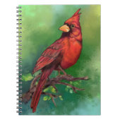 Northern Kardinal Notebook Notizblock (Vorderseite)
