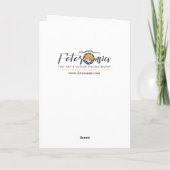 Northern Light in Norway Karte (Rückseite)