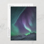 Northern Light in Norway Postkarte (Vorne/Hinten)