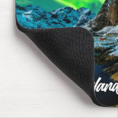 Northern Light Over Lofoten Islands, Norwegen Mousepad (Ecke)