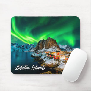 Northern Light Over Lofoten Islands, Norwegen Mousepad
