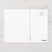 Northern Light Stars blau + Ihr Text & Ideen Postkarte (Rückseite)