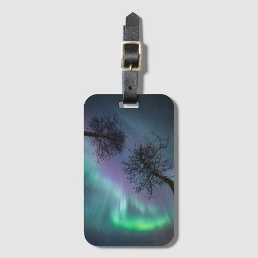 Northern Light Trees Gepäckanhänger (Vorderseite Vertikal)