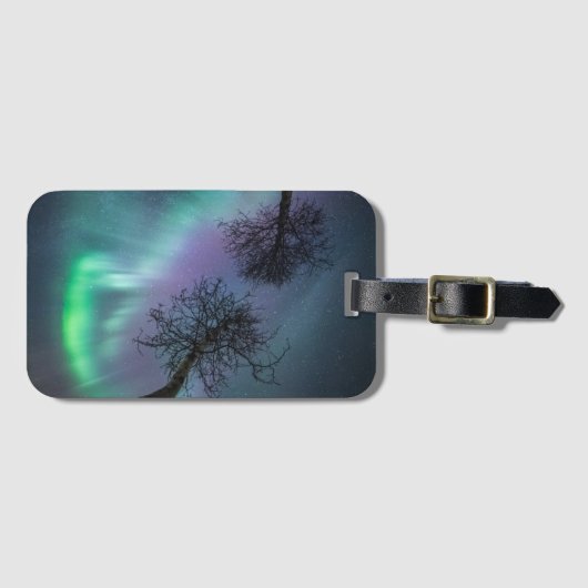 Northern Light Trees Gepäckanhänger (Vorderseite (Horizontal))