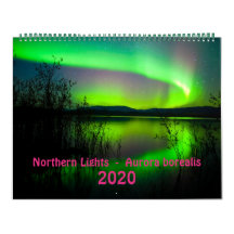 Northern Lights 2020 - Large Calendar