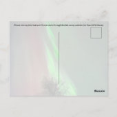 Northern Lights 2 - Postcard Postkarte (Rückseite)