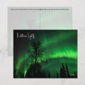 Northern Lights 4 - Postcard Postkarte (Vorne/Hinten)