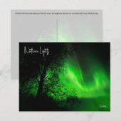 Northern Lights 5 - Postcard Postkarte (Vorne/Hinten)