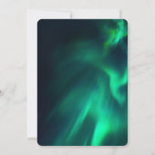 Northern Lights Abend Einladung (Rückseite)