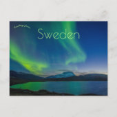 Northern Lights Abisko Nationalpark Schweden Postkarte (Vorderseite)