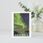 Northern Lights and Orcas - Wrangell, Alaska Postkarte (Stehend Vorderseite)