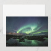 Northern Lights Astro Foto Card (Vorne/Hinten)