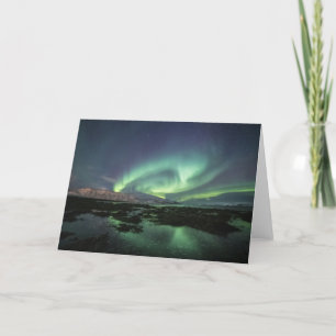 Northern Lights Astro Foto Karte