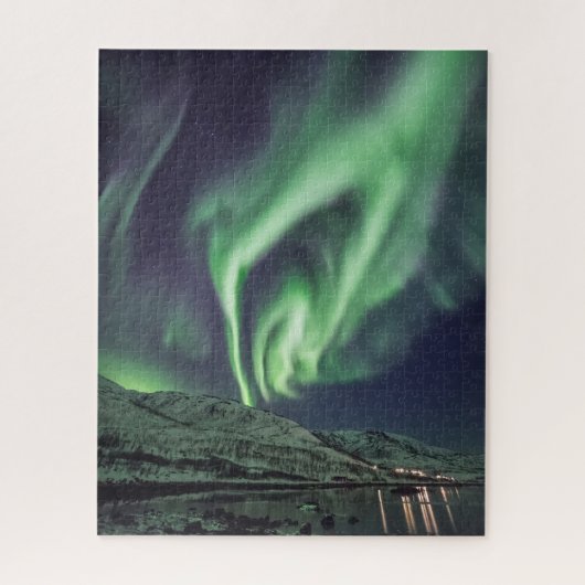 Northern Lights Astro Foto Puzzle (Vertikal)