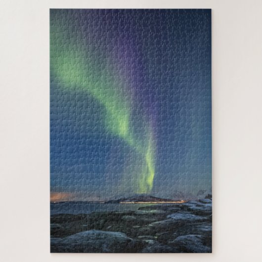 Northern Lights Astro Foto Puzzle (Vertikal)