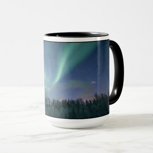 Northern Lights Astro Foto Tasse (VorderseiteRechts)