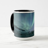 Northern Lights Astro Foto Tasse (Vorderseite Links)