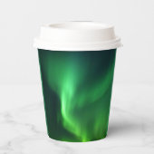 Northern Lights Aurora Borealis Brautparty Pappbecher (Rückseite)