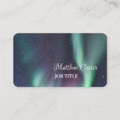 Northern Lights Aurora Borealis Business Card Visitenkarte (Vorderseite)