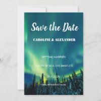 Northern Lights Aurora Borealis Galaxy Sky Wedding