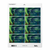 Northern Lights Aurora Borealis Night Sky Wedding (Vorne)