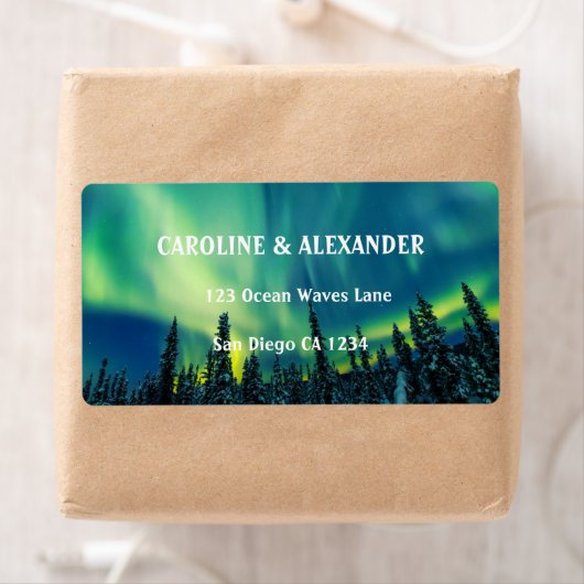 Northern Lights Aurora Borealis Night Sky Wedding (Insitu)