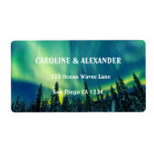 Northern Lights Aurora Borealis Night Sky Wedding (Vorne)