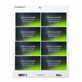 Northern Lights Aurora Borealis Night Sky Wedding (Vorne)