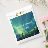 Northern Lights Aurora Borealis Night Sky Wedding Geschenktütchen (Versiegelt)