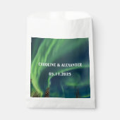Northern Lights Aurora Borealis Night Sky Wedding Geschenktütchen (Vorderseite)