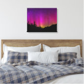 Northern Lights Aurora Borealis Starry Night Sky Leinwanddruck (Insitu (Schlafzimmer))