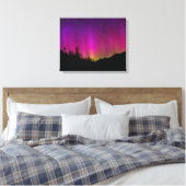 Northern Lights Aurora Borealis Starry Night Sky Leinwanddruck (Insitu (Schlafzimmer))